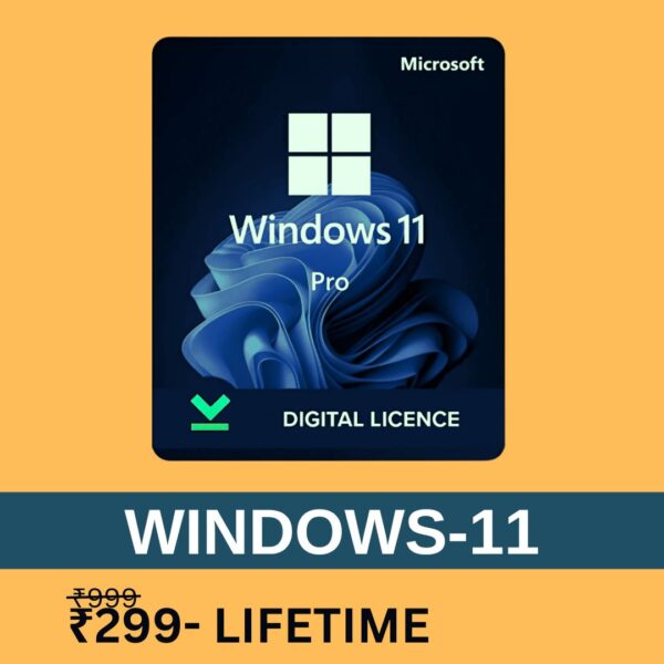 Windows 11 Pro – Fully PRE- Activated for Life